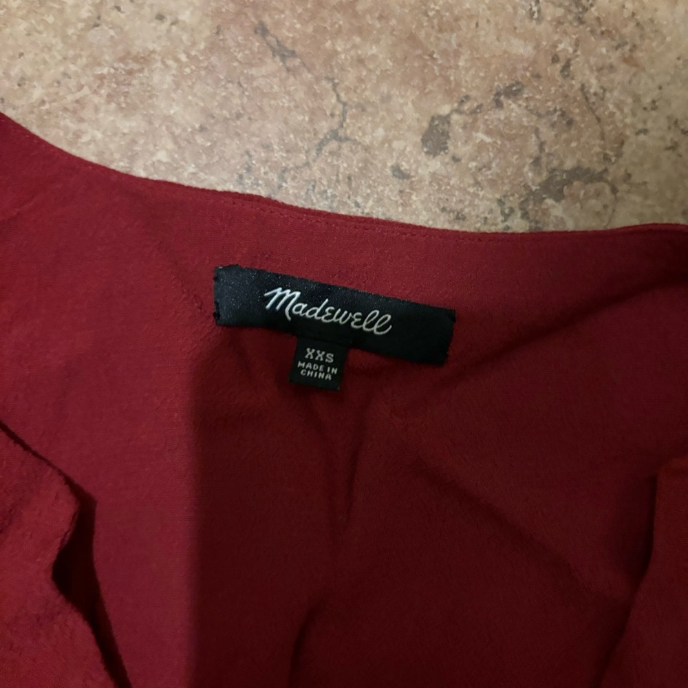 Madewell red tunic dress size XXS - Picture 3 of 4